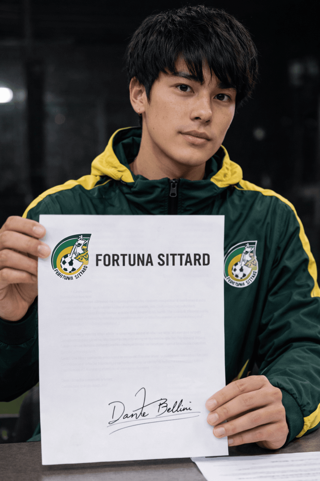 ✍️ assinando meu primeiro contrato como jogador profissional@fortunasittard