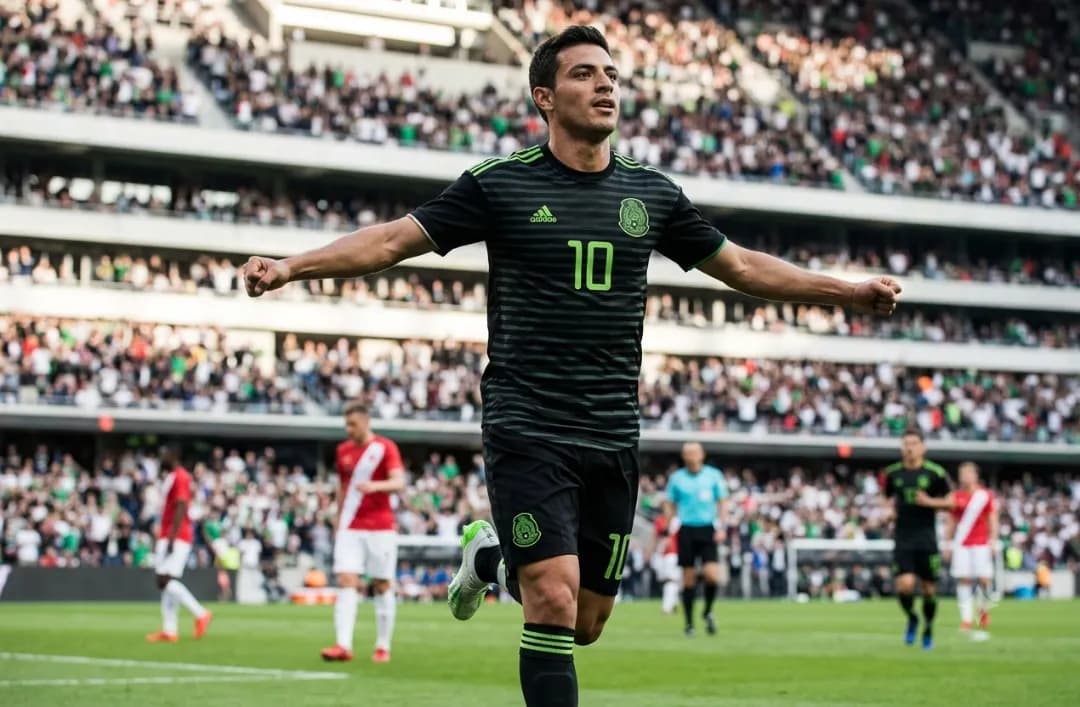 Muy feliz de poder estrenar en la selección con dos goles y vistiendo la icónica 10 en el Azteca. Seguiré trabajando para poder volver a …