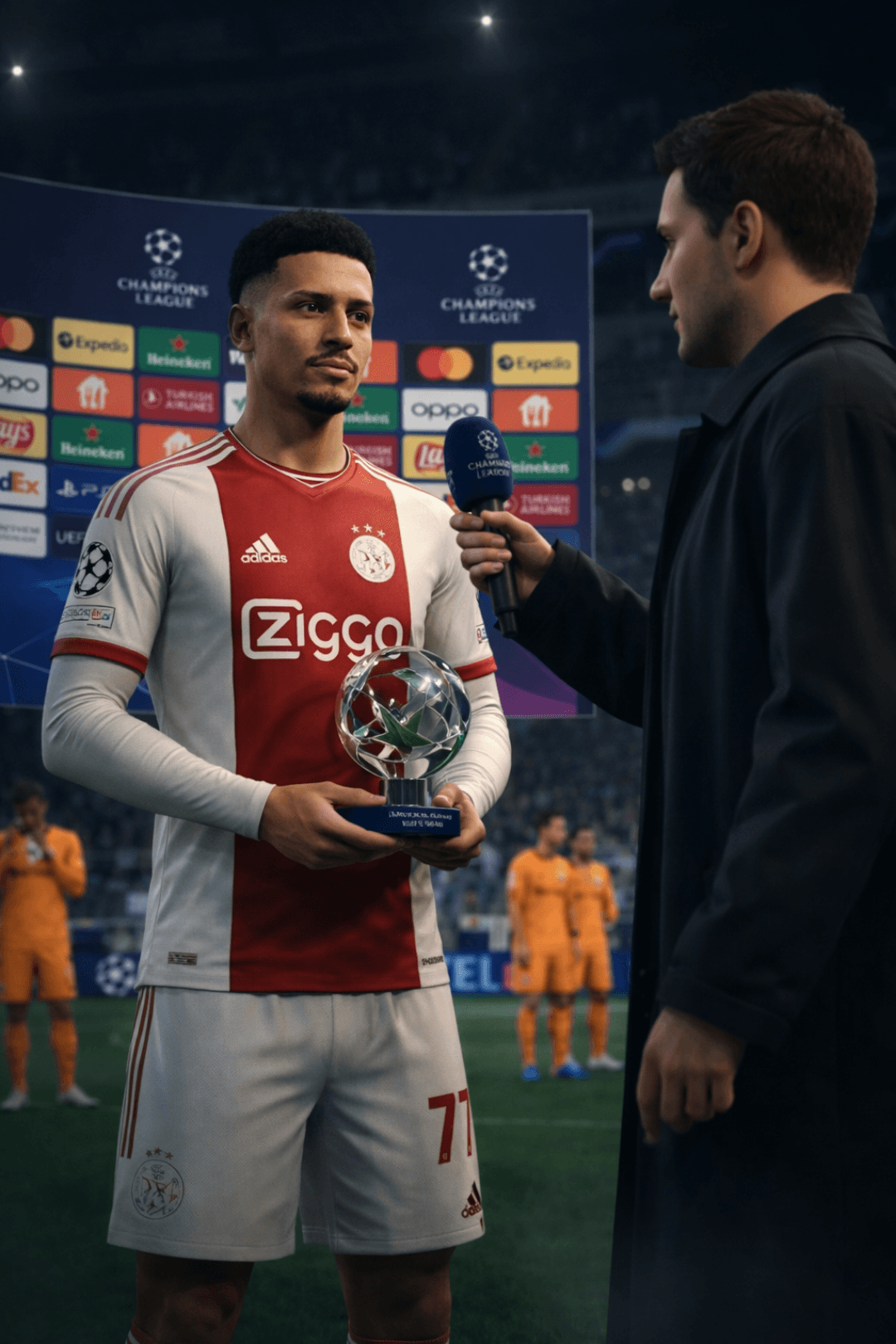 Mais um jogo de champions que agente ganha prá cima ajax ⬜️🟥