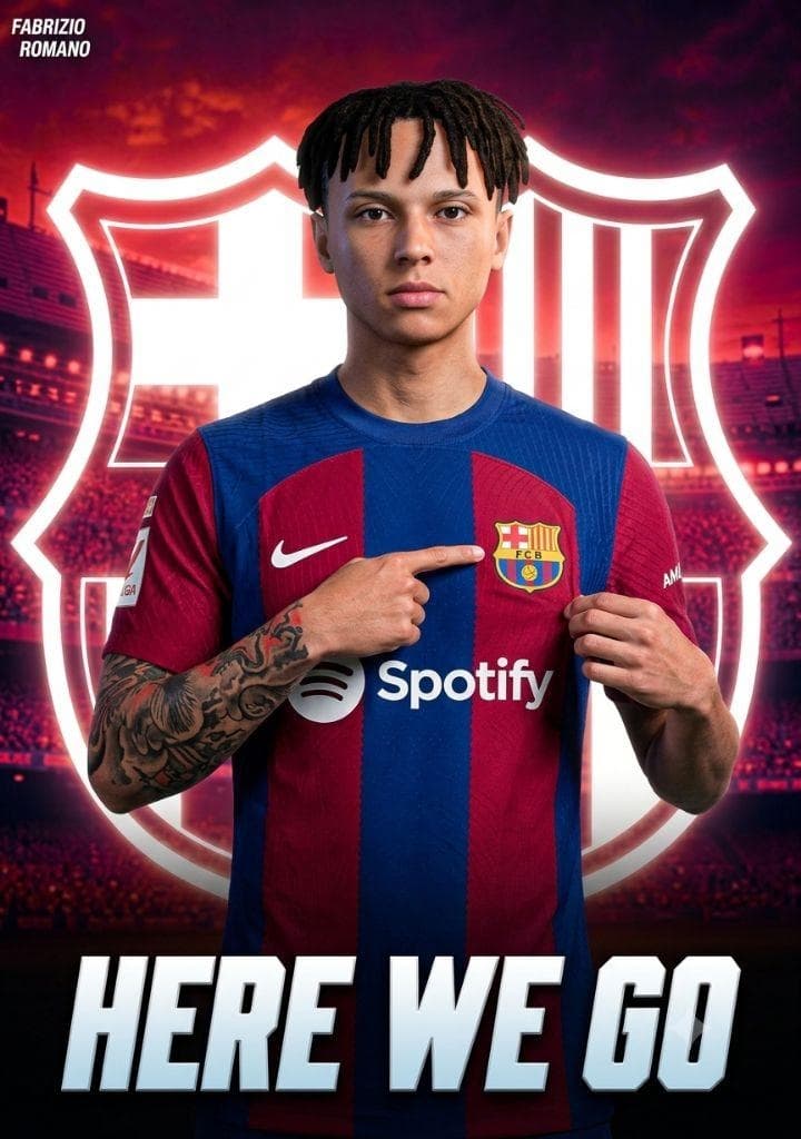 BOMBA! 🚨 Kevin Jr é o novo reforço do Barcelona! Acordo fechado e o anúncio oficial será feito no começo da temporada, antes mesmo da pr…