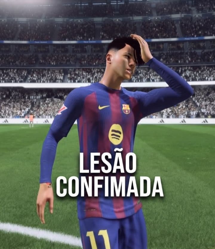 LESÃO CONFIRMADA! 🚑 Após exames, o Barcelona confirmou que Kevin Jr fraturou o dedo do pé na partida contra o Espanyol. O atacante deve …