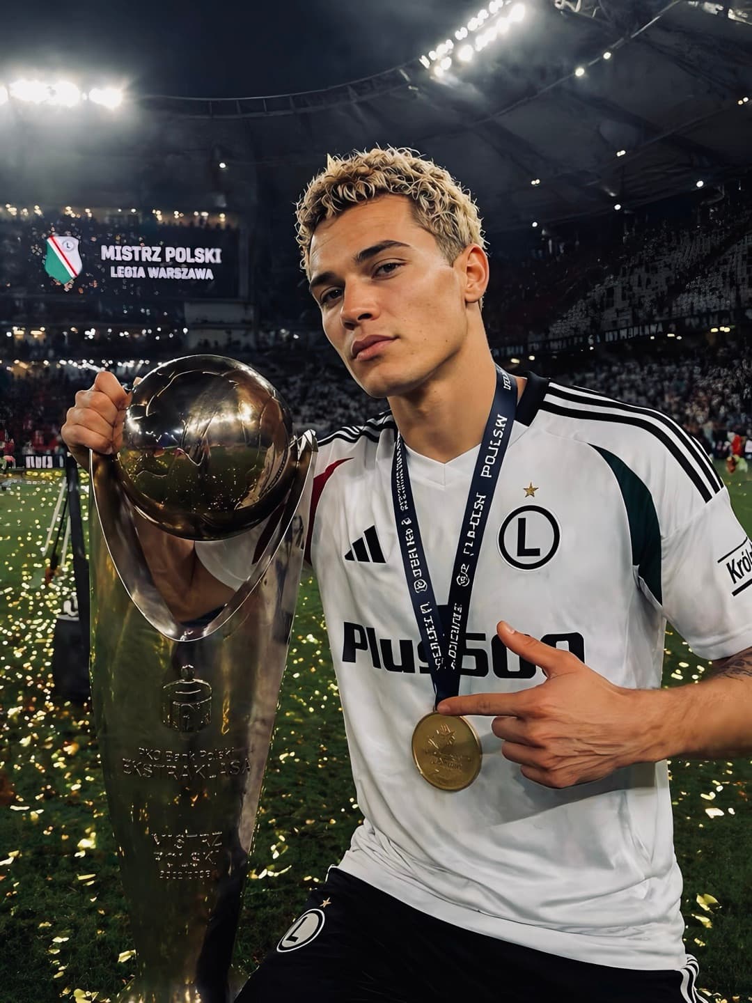 Temporada rendeu o titulo da liga e o troféu de melhor jogador da temporada 🔥🙏🏽 Te amo Legia