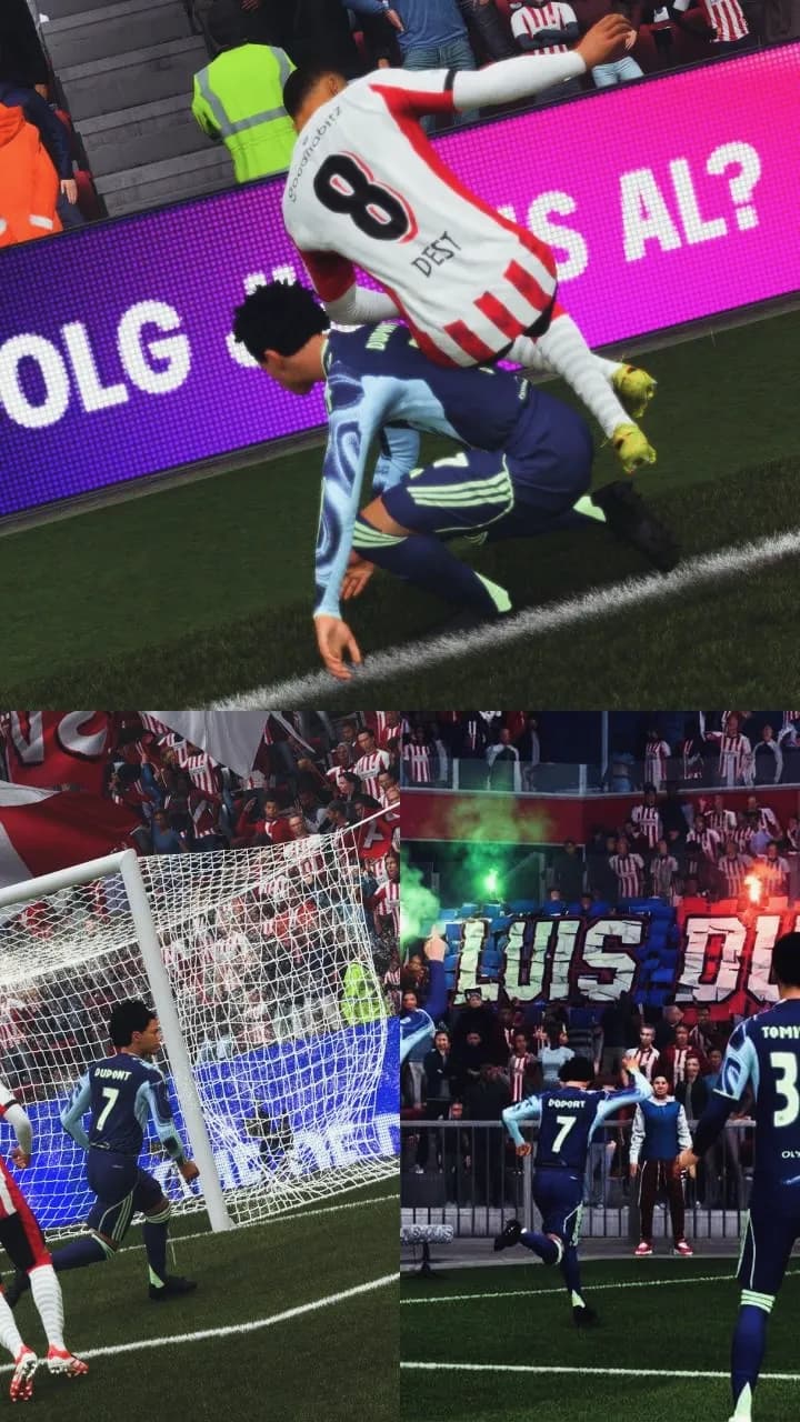 Ajax 3 - 2 PSV My first classic 🌟🫡 3 gols Hatrick 🫶
