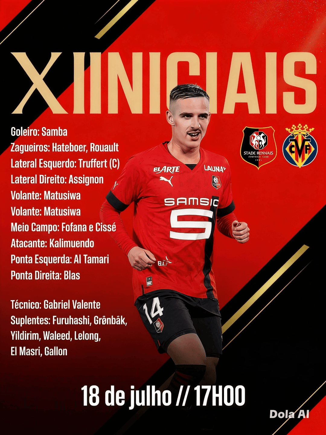 Primeiro compromisso da pré-temporada! O Stade Rennais enfrenta o Villarreal pela Copa Internacional Europeia. Um novo capítulo começa so…