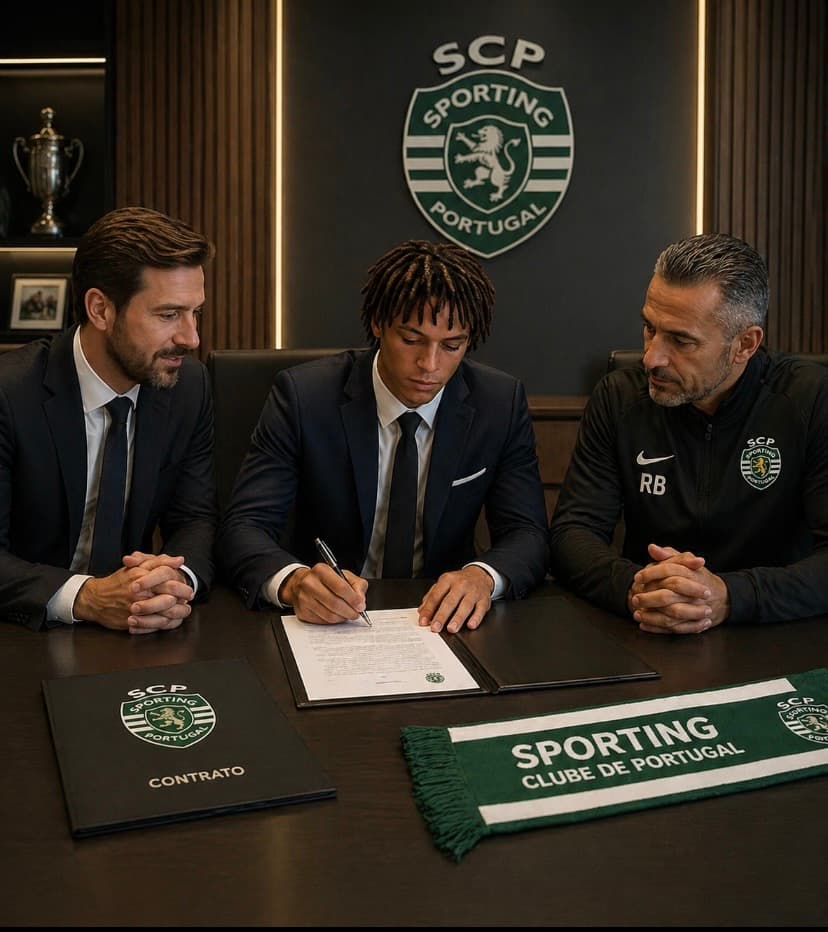 Olá a todos acabei de assinar o meu primeiro contrato com o sporting do que depender de mim vou levar o sporting até á final da chapions …