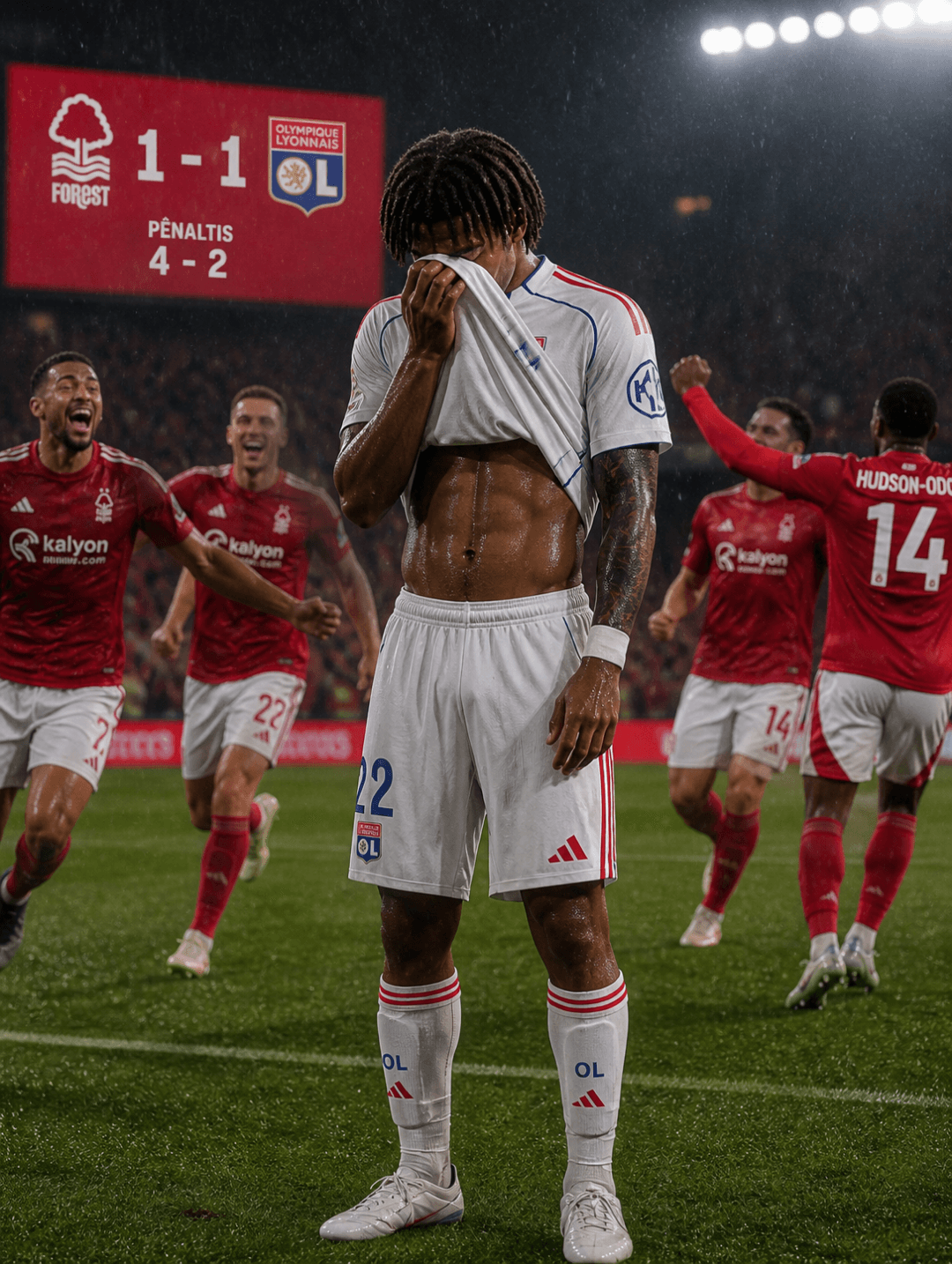 Bem amigos..perdemos a final para o Nottingham Forest, perdi um pênalti decisivo, o goleiro defendeu e depois eles fizeram e acabou.. é t…