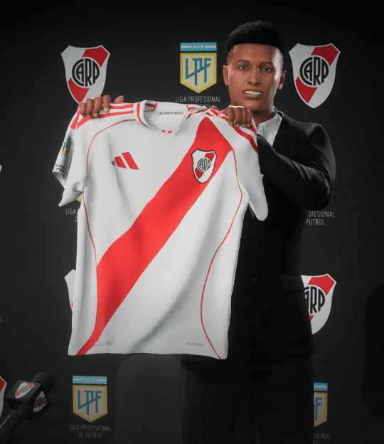 Hoje é o dia mais importante da minha vida. Assinar com o River Plate não é só um passo na carreira… é um sonho de criança se tornando re…