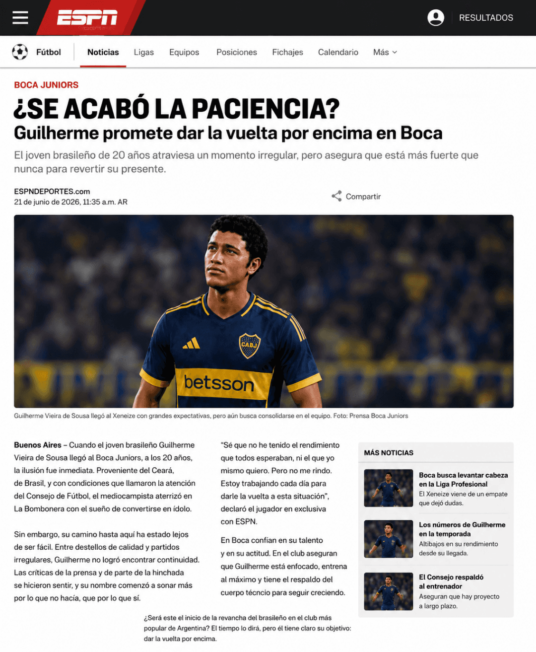 ¿SE ACABÓ LA PACIENCIA? No entanto, sua trajetória até aqui foi marcada por momentos de brilho e também por grandes dificuldades.