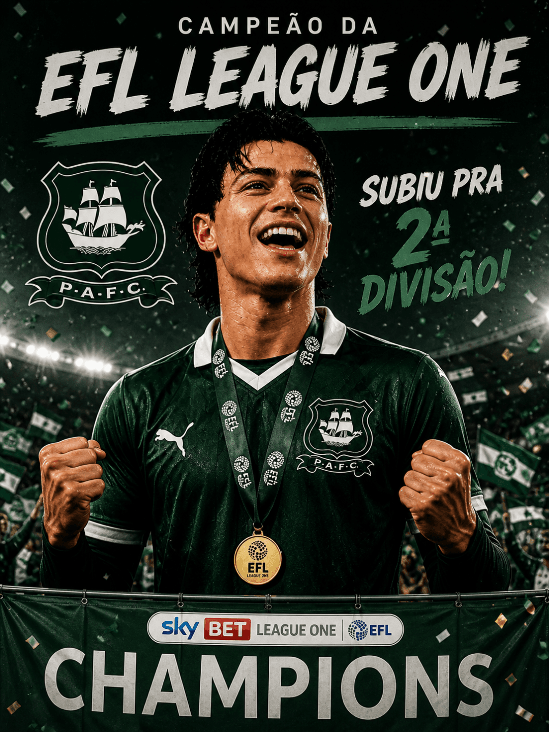 A história foi feita! 🔥 Meu nome agora está marcado no clube, um capítulo que nunca será apagado. Caímos antes, mas não desanimamos… lev…