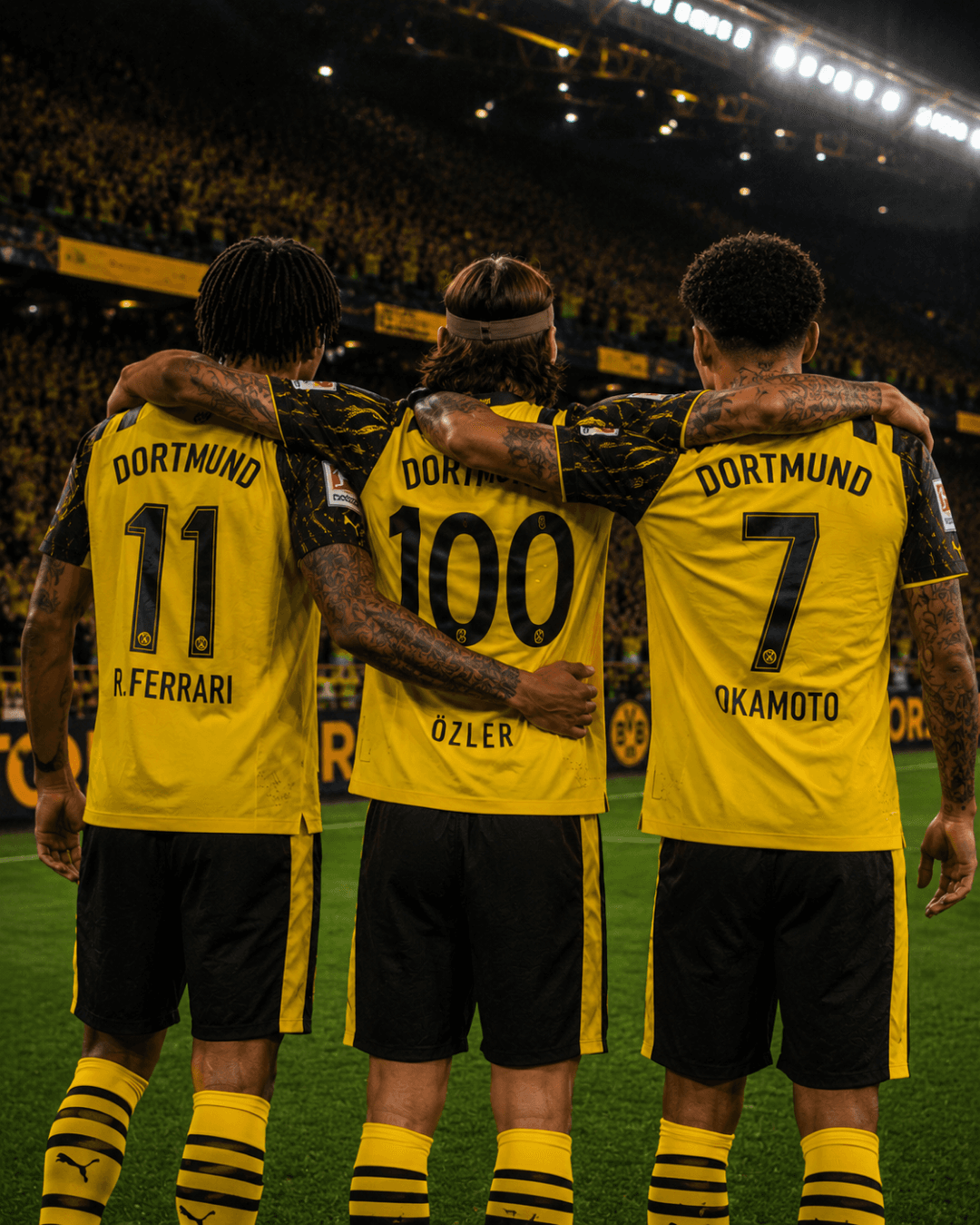 Parabéns pelos 100 jogos, meu irmão. 💛🖤 Desde o primeiro treino eu já sabia que você era diferente. Hoje, ver você entrar pra história …