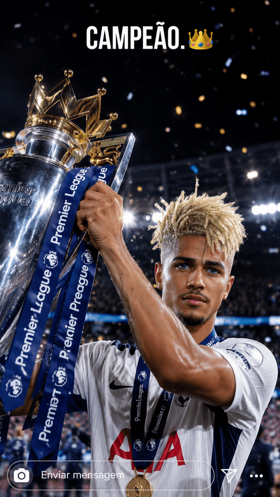Campeão da Premier League 🔥🔥🔥 #focused