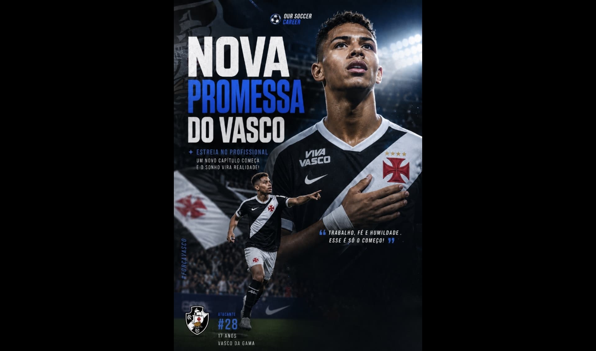 Finalmente chegamos ao profissional 🙏#vasco #sempre Deus #portugal