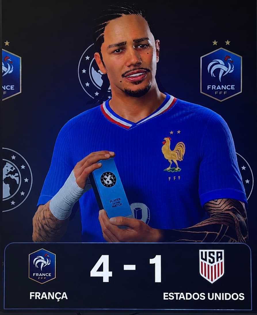 Levamos a melhor contra o Estados Unidos de virada tudo é melhor, 2 gols e 1 assistência pro olise