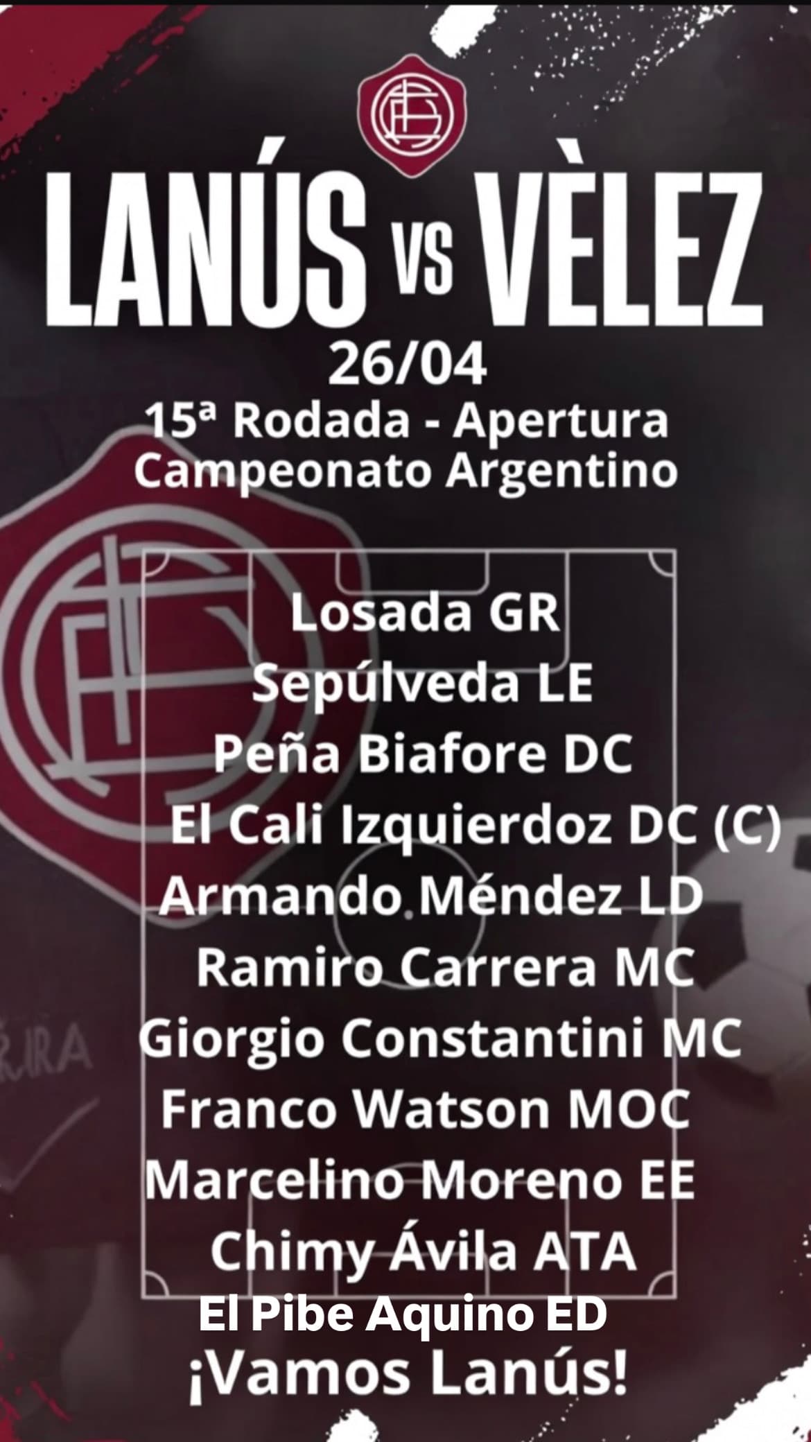 Vamos receber o Velez en La Fortaleza! !AVANTE GRANATE🇱🇻!