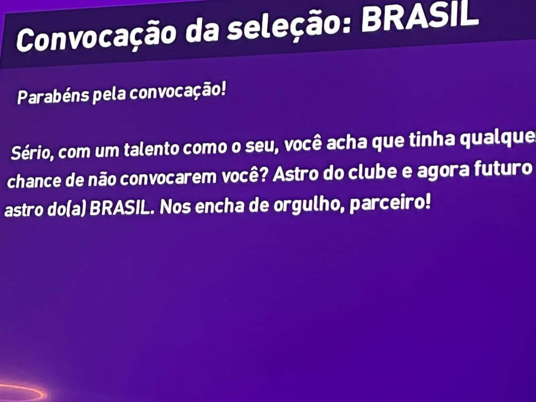 Eu fui convocado para a copa do mundo de 2022!!!