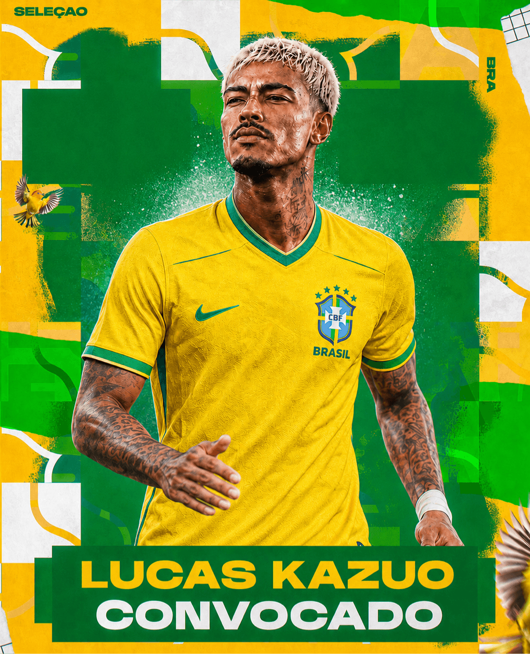 🏆➡️🇧🇷 Do topo da Europa para a Seleção Brasileira! Lucas Kazuo, atual campeão da UEFA Champions League, está convocado para disputar a…