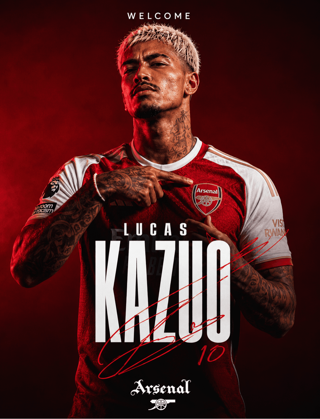 Welcome to the red side of London, Lucas Kazuo! ❤️🇧🇷