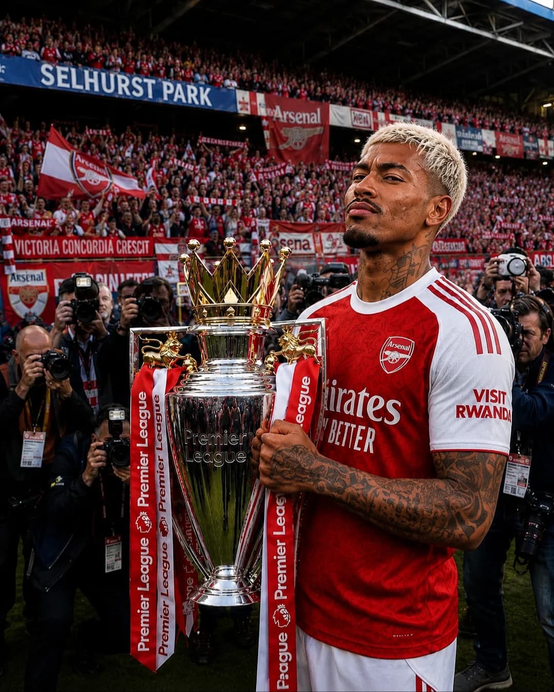 Campeão da premier league, mais um sonho realizado. 🙏 Obrigado a todos que estiveram conosco nessa temporada! ❤️