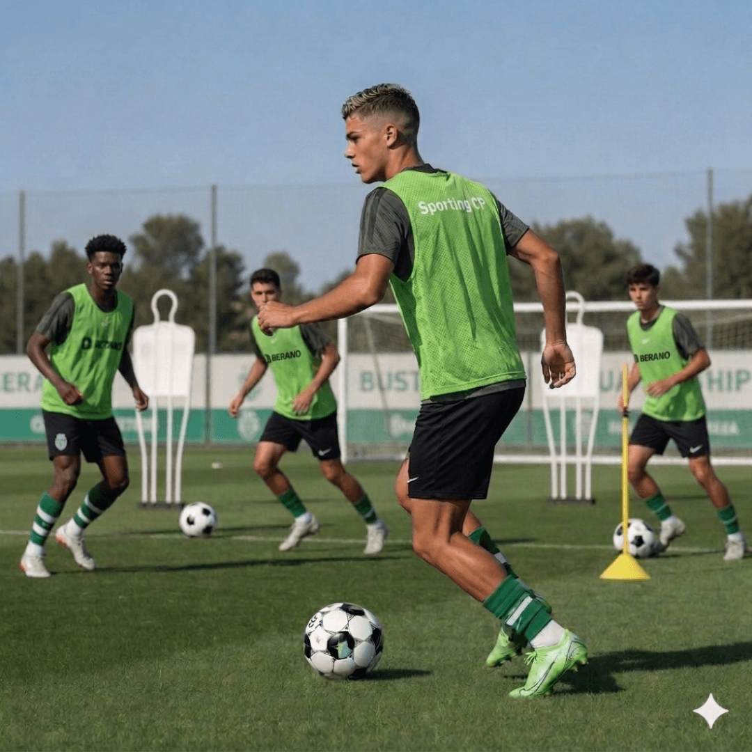 Olhem como o nosso treino está a correr bem.