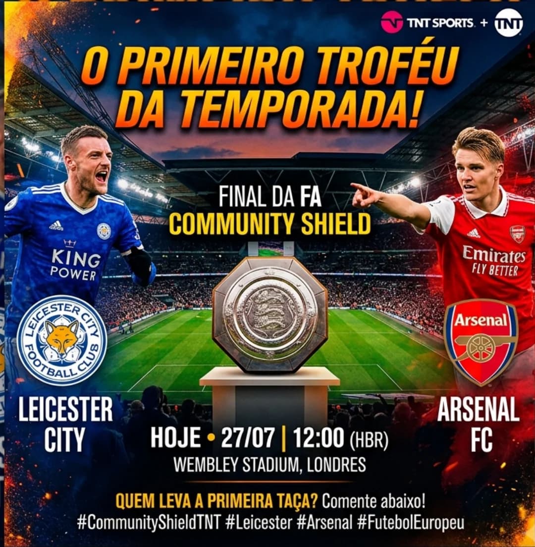 Hoje primeiro jogo já valendo título!! #leicestercity