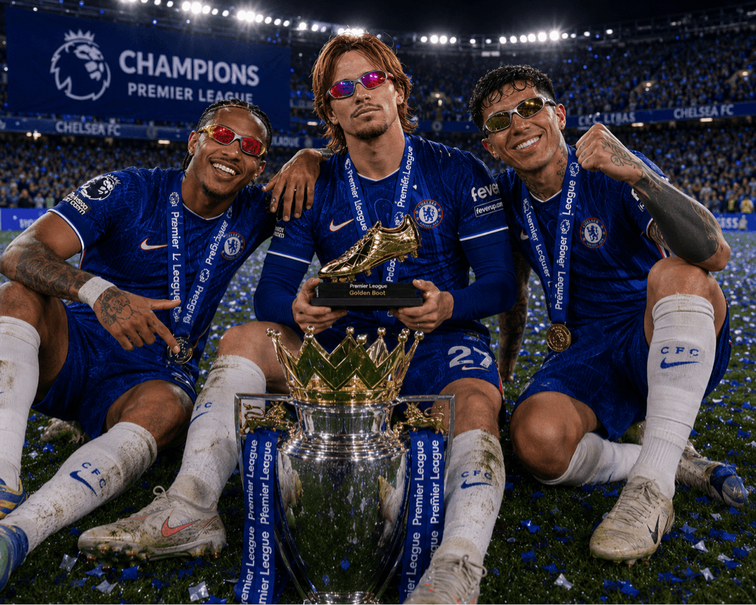 Golden Boot e Premier League. 🏆👑💙 Temporada inesquecível. — Cappone 27 #ChelseaFC #Cappone27 #Champions