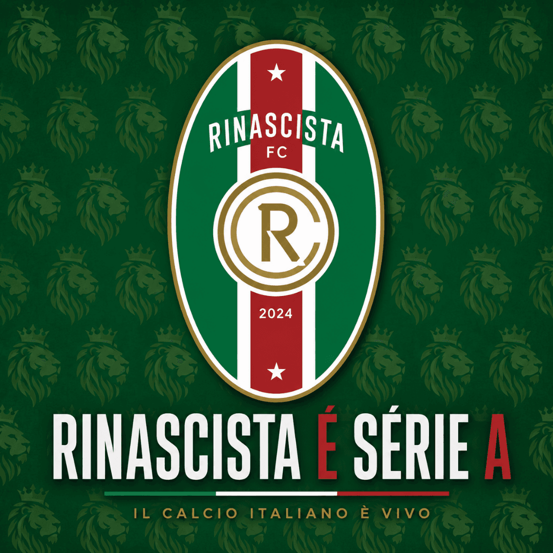 RINASCISTA AGORA É ELITE! Traremos a glória do futebol de volta ao país do qual nunca deveria ter saído, o futebol italiano renascerá 🇮�…