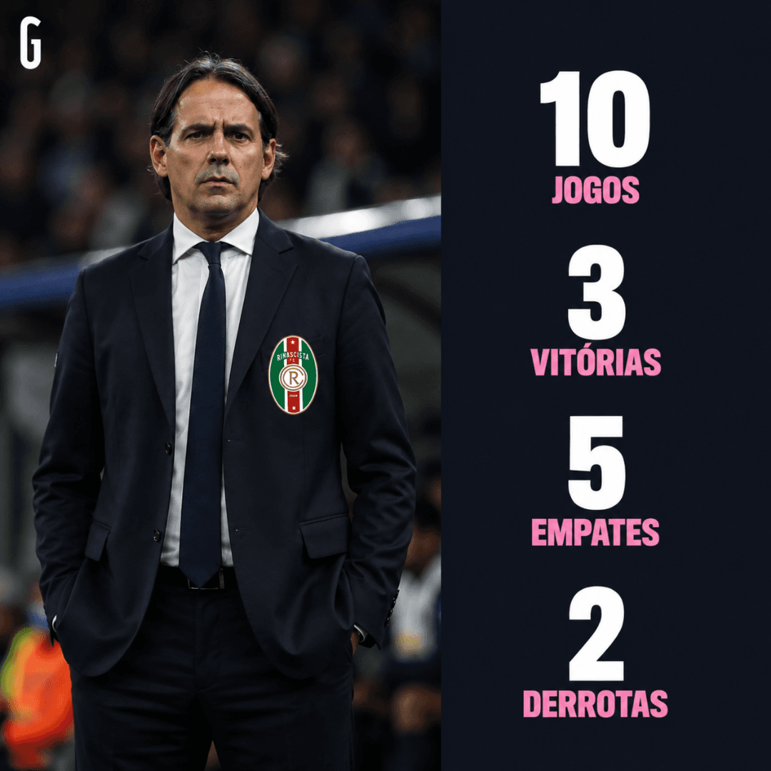 O time de Inzaghi surpreendeu todo mundo com seus jovens talentos e soma 14 pontos nesse começo de liga, o Rinascista se encontra na 11° …