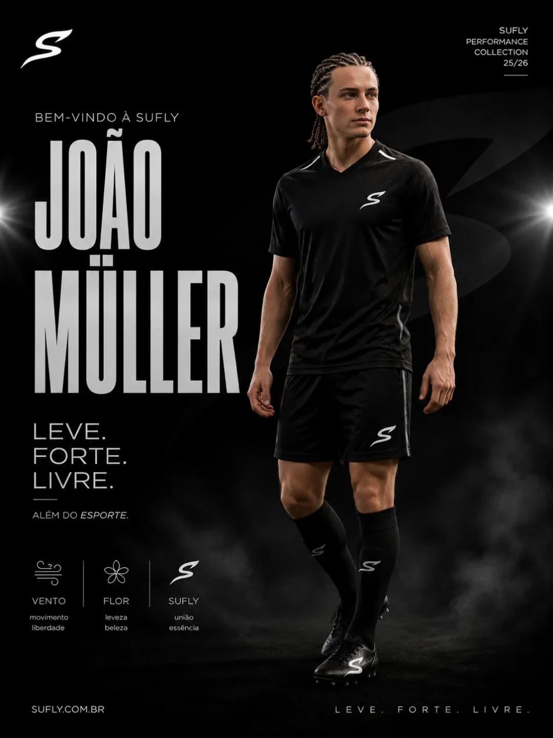É oficial! 🖤⚡ {@}[J. Müller ](68db20ef8854e734eb80d2f0)agora faz parte da família SUFLY! Estamos felizes em contar com esse novo talento…