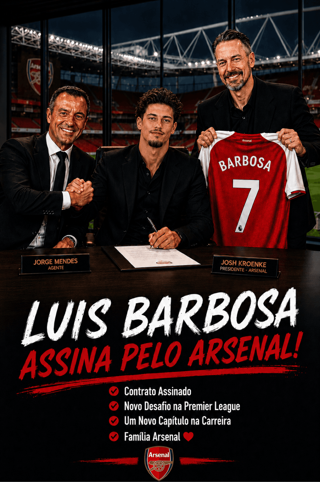 3 fotos Hoje realizo mais um sonho. Grato à minha família, equipa e a todos os que acreditaram em mim. Agora começa o trabalho. Vamos jun…