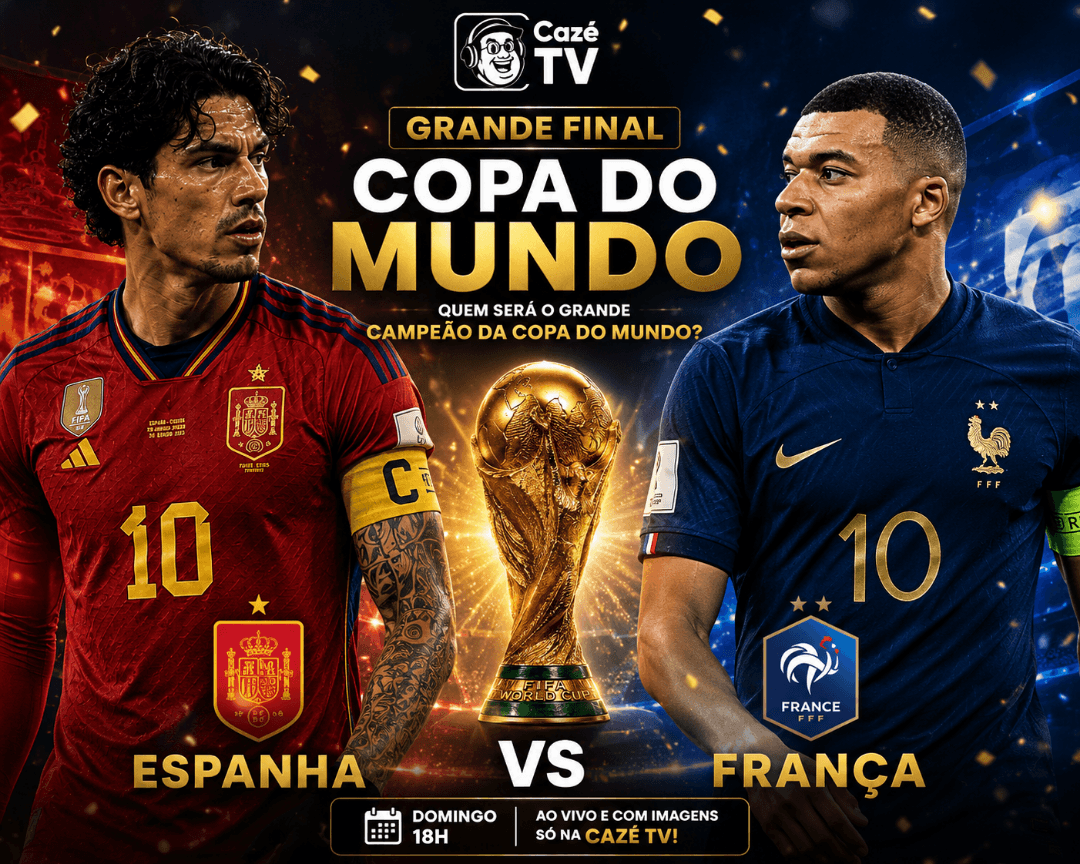 Grande final! Espanha Vs França. Copa do mundo!