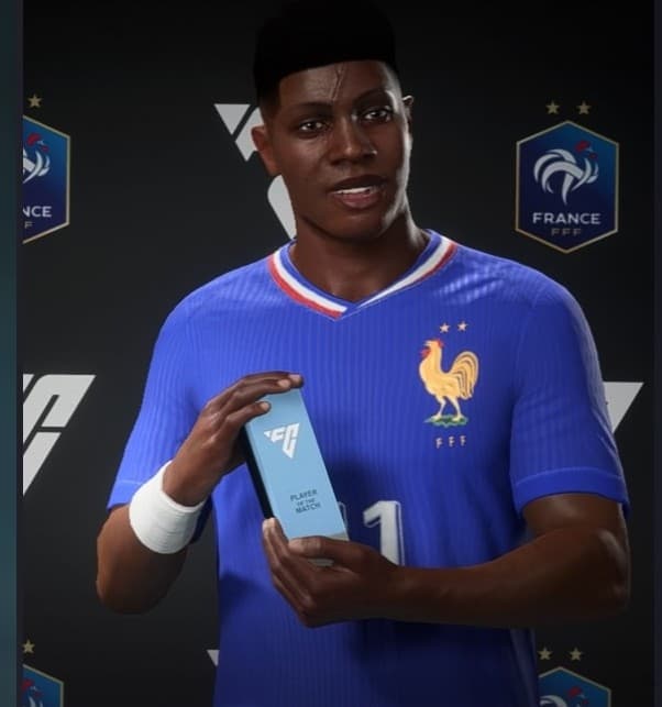 está é a Imagem do King sendo o melhor em Campo depois de classificar a França para Euro copa.