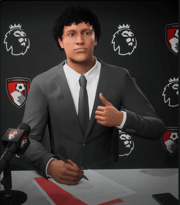 Desde pequeno eu sonhava com esse momento. Meu pai sempre acreditou em mim e me ensinou a nunca desistir. Hoje, assinar com o AFC Bournem…