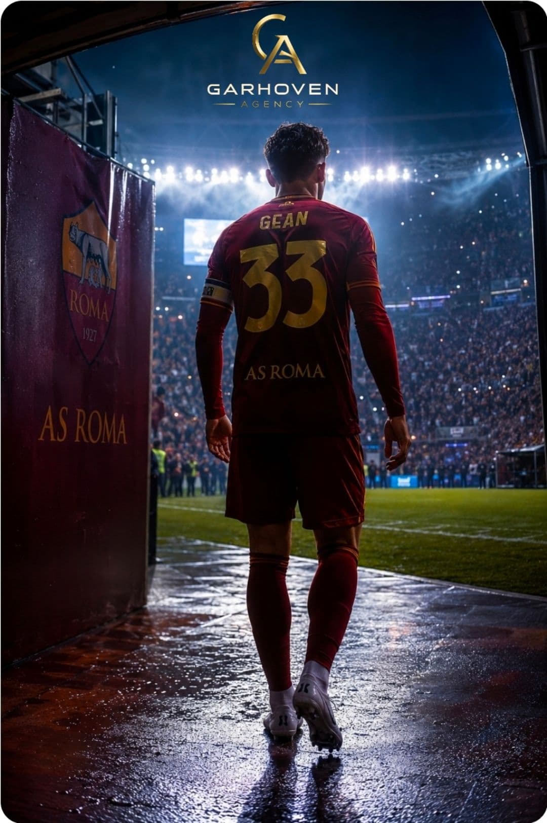 A Garhoven Agency parabeniza {@}[Gean33](68b62a9c60c83b0b21ace0d2) por se tornar o novo capitão da AS Roma. Um reconhecimento à sua lider…