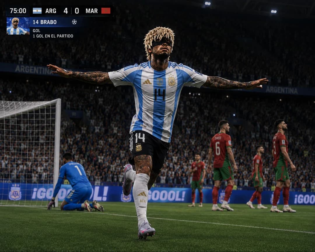 Primeiro gol pela Argentina Estou muito grato por essa conquista!!