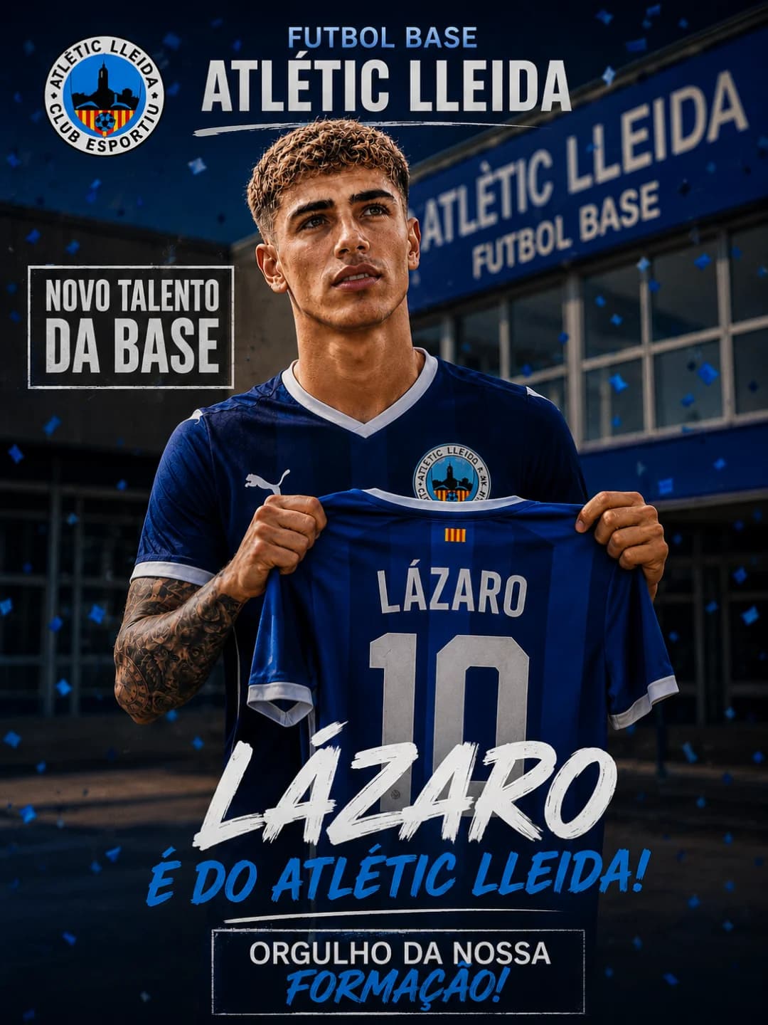 Fique de olho!!! O clube Atlétic Lleida tem uma joia em sua base,que está mostrando muito potencial,vamos ver oque ele vai virar no mundo…