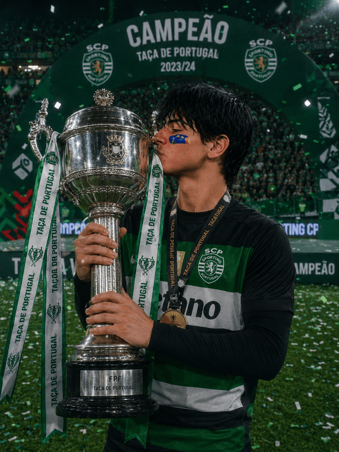 Theuz ganha seu primeiro título num placar de 2x0 para o sporting,com um golaço de fora da área de Theuz aos 06:29 do primeiro tempo, já …