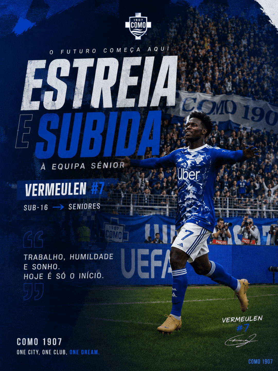 WERE WHE GOO!! Estreia do nosso capitão dos sub-16 que fez o seu primeiro jogo pela equipa principal e seu primeiro golo. Jajá soltaremos…