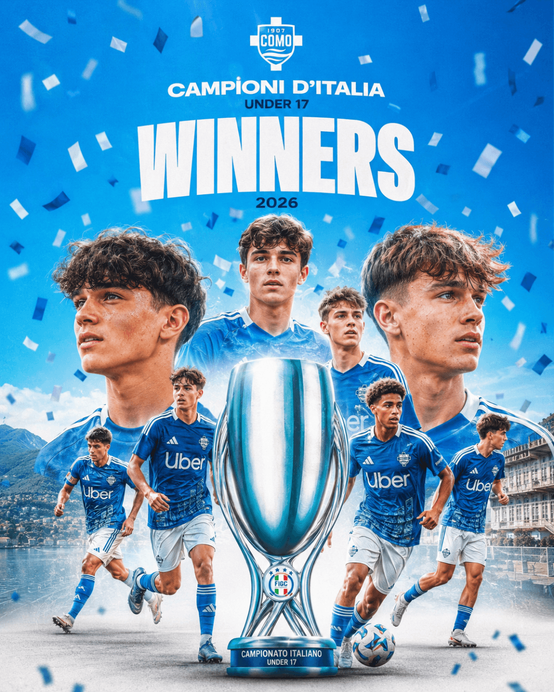 É com orgulho informar que a nossa equipa de U-17 sagrou-se campeã do Campeonato Italiano. Parabéns á nossa equipa e bom resto de época �…