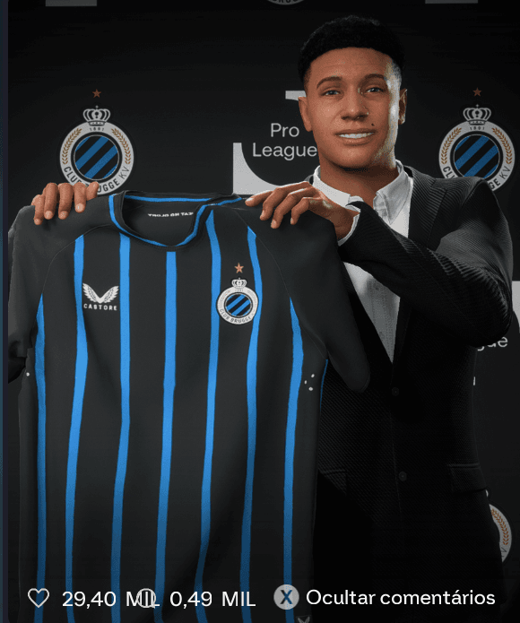 Estou muito feliz por assinar com o Club Brugge. É um sonho para mim jogar na Europa, Vou trabalhar todos os dias para evoluir, ajudar a …