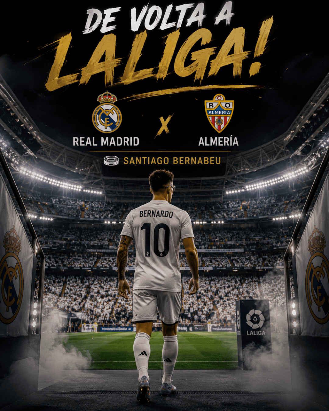 DE VOLTA A ESPANHA! Hoje eu Faço Minha Volta a LaLiga, Pela minha Estreia no Real Madrid. Hora de Brilhar....