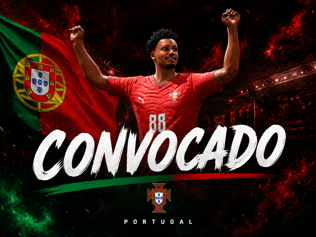 Hoje é um dos dias mais felizes da minha vida. Fui convocado para a seleção nacional de Portugal 🇵🇹 Vou orgulhar o meu pai! ❤️