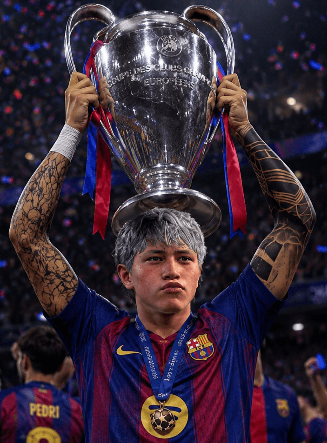 Velhos tempos sendo artilheiro da Champions league 👀
