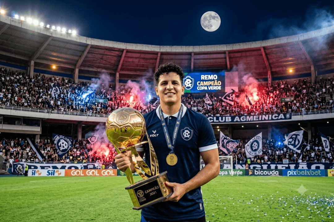 "Soy Clube do Remo incluso bajo el agua!" 💙🦁🎼🫶🏻 Gracias por todo lo que hemos vivido, Fenómeno Azul. 🏆 Bicampeão Paraense (19 e 25)…