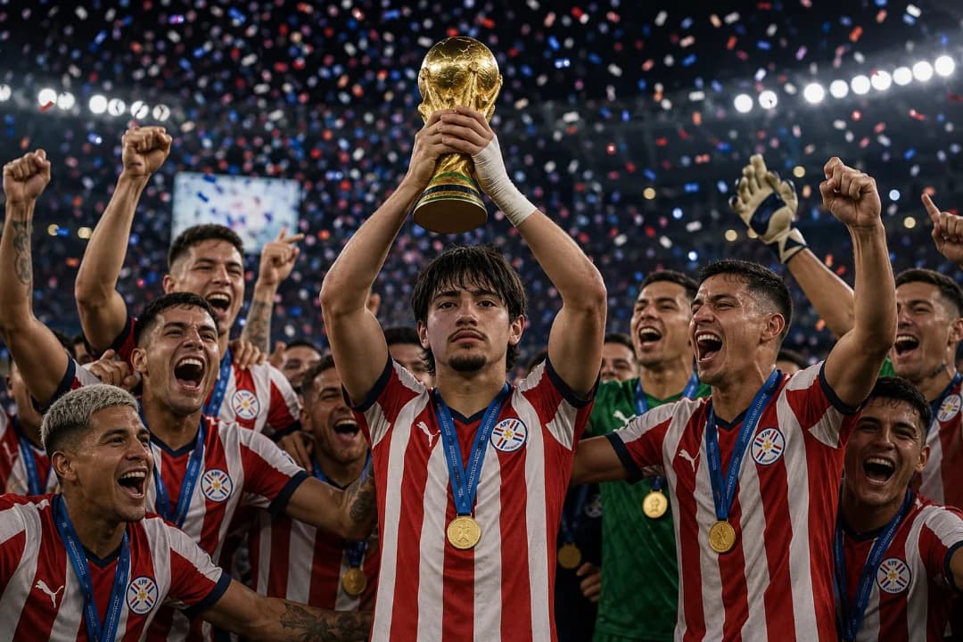 19 de julho de 2026 🏆🇵🇾 Nunca deixei de acreditar. Hoje, o sonho de um garoto paraguaio virou realidade. Obrigado aos meus companheiro…