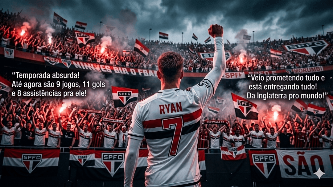 É muito gratificante ver que sou tão bem visto por todos os Tricolores! Avante São Paulo! Vamos em busca das oitavas da Sul-americana! 🔥👑