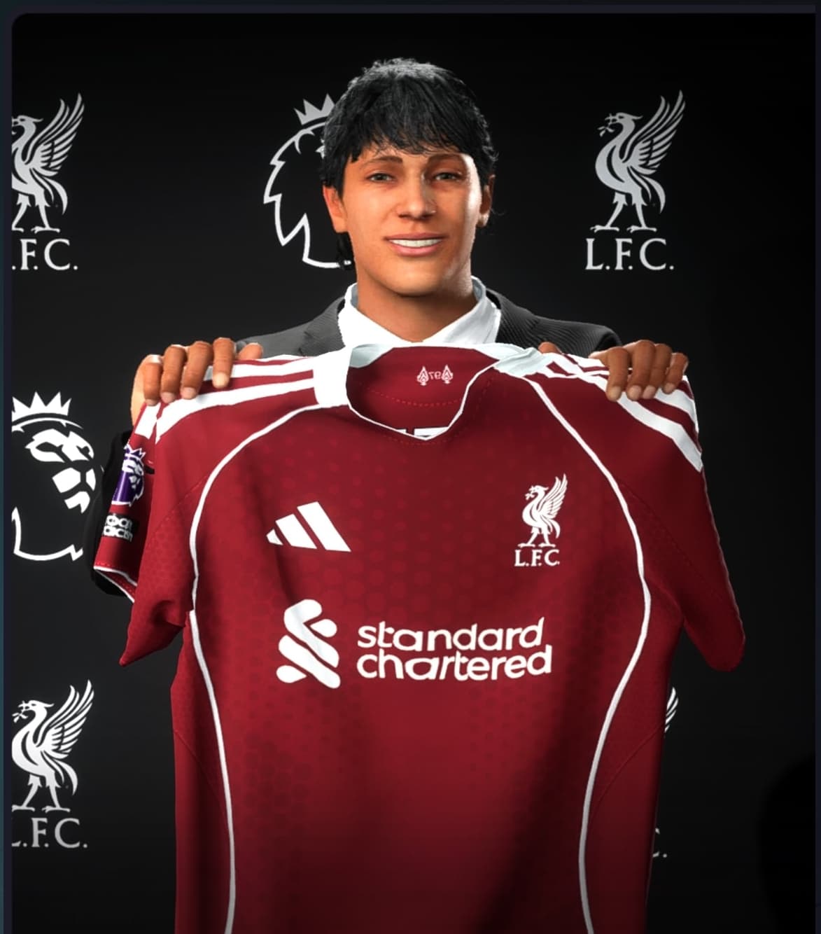 Cheguei no Liverpool! 2 anos de contrato pra ser o centroavante titular! Agradeço ao Arne Slot pela oportunidade e vamos em busca da Cham…