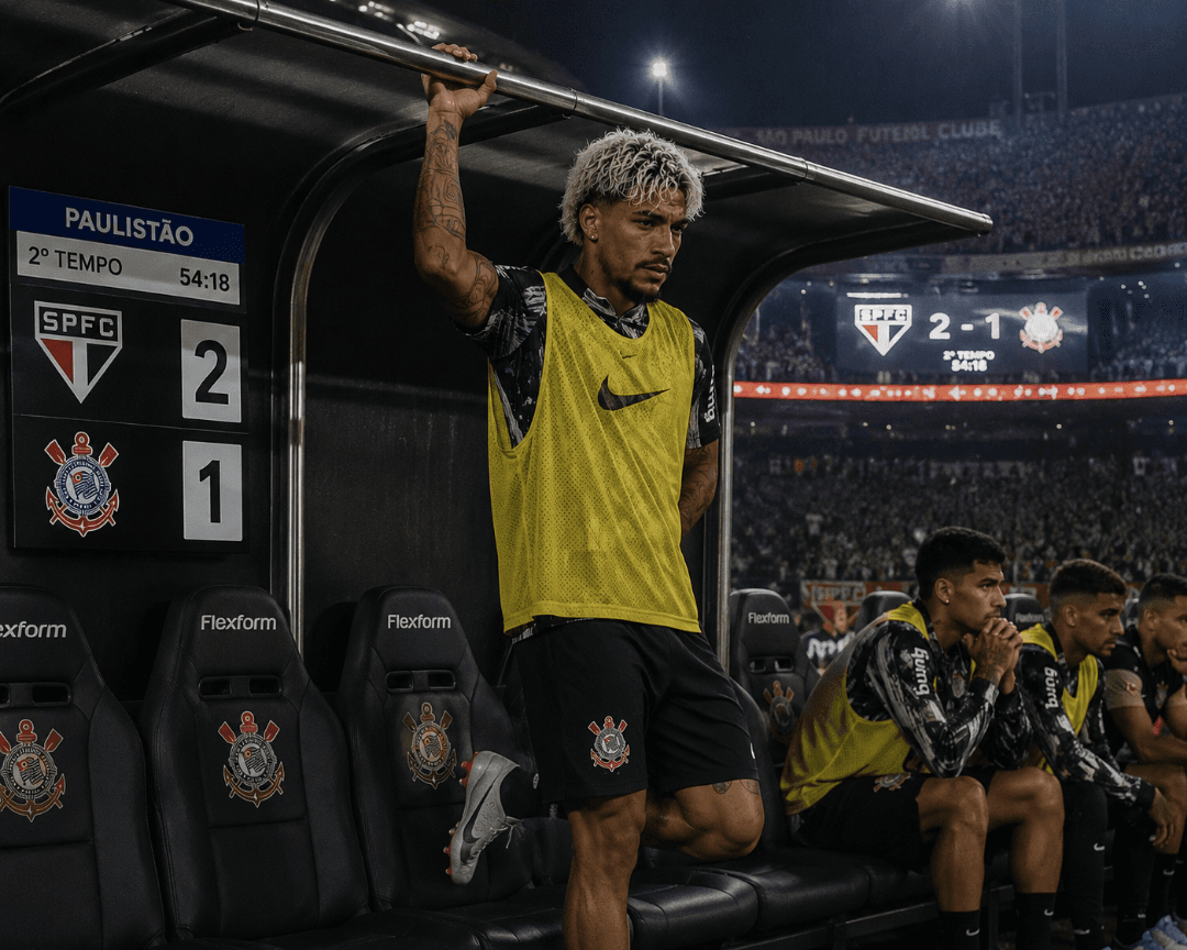 Estou esperando minha oportunidade, mais não posso fazer nada quem manda é o. Técnico na beira do campo.