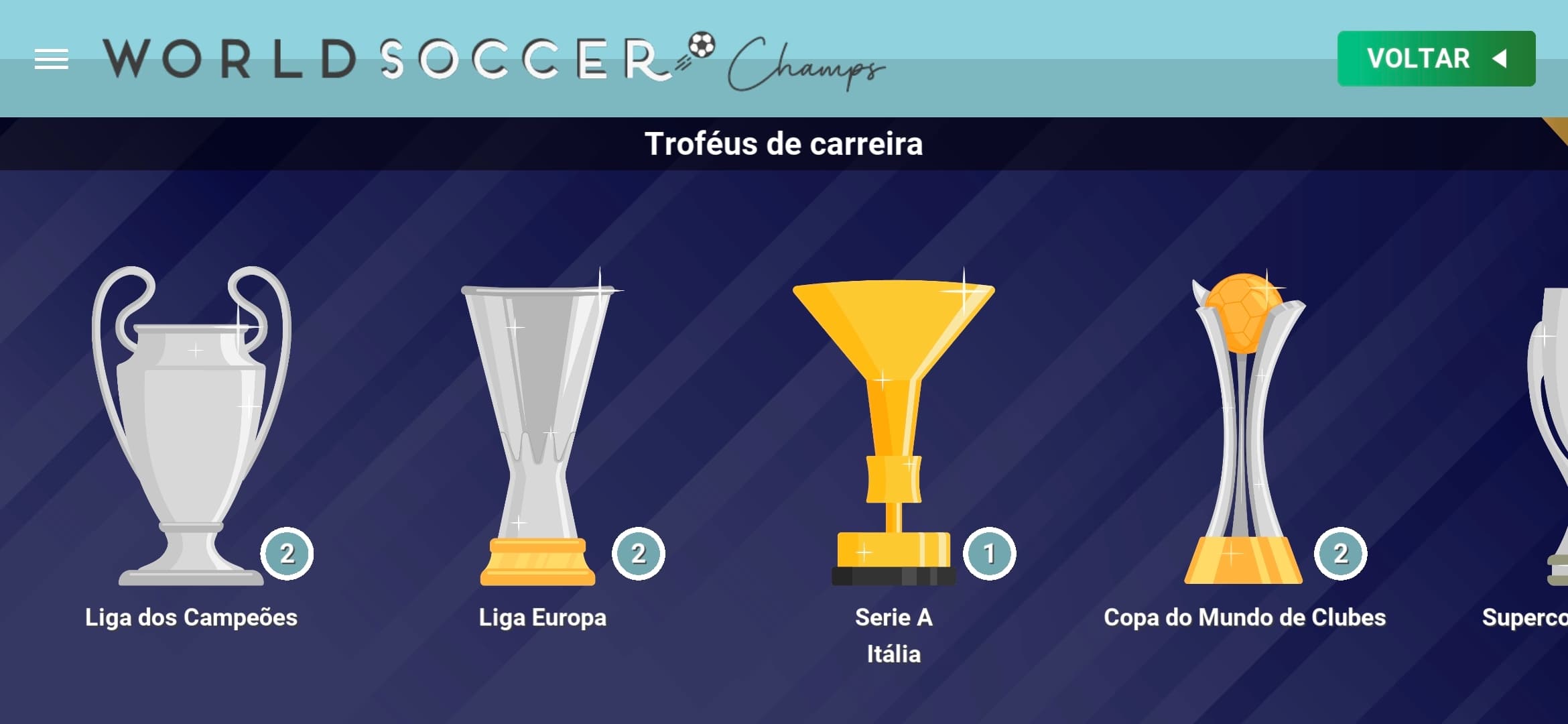 ​🇩🇪 Bayern München ​1 Bundesliga ​1 Copa Nacional (Alemanha) ​1 Super Copa (Alemanha) ​🏴󠁧󠁢󠁥󠁮󠁧󠁿 Manchester United ​2 Premier Leag…