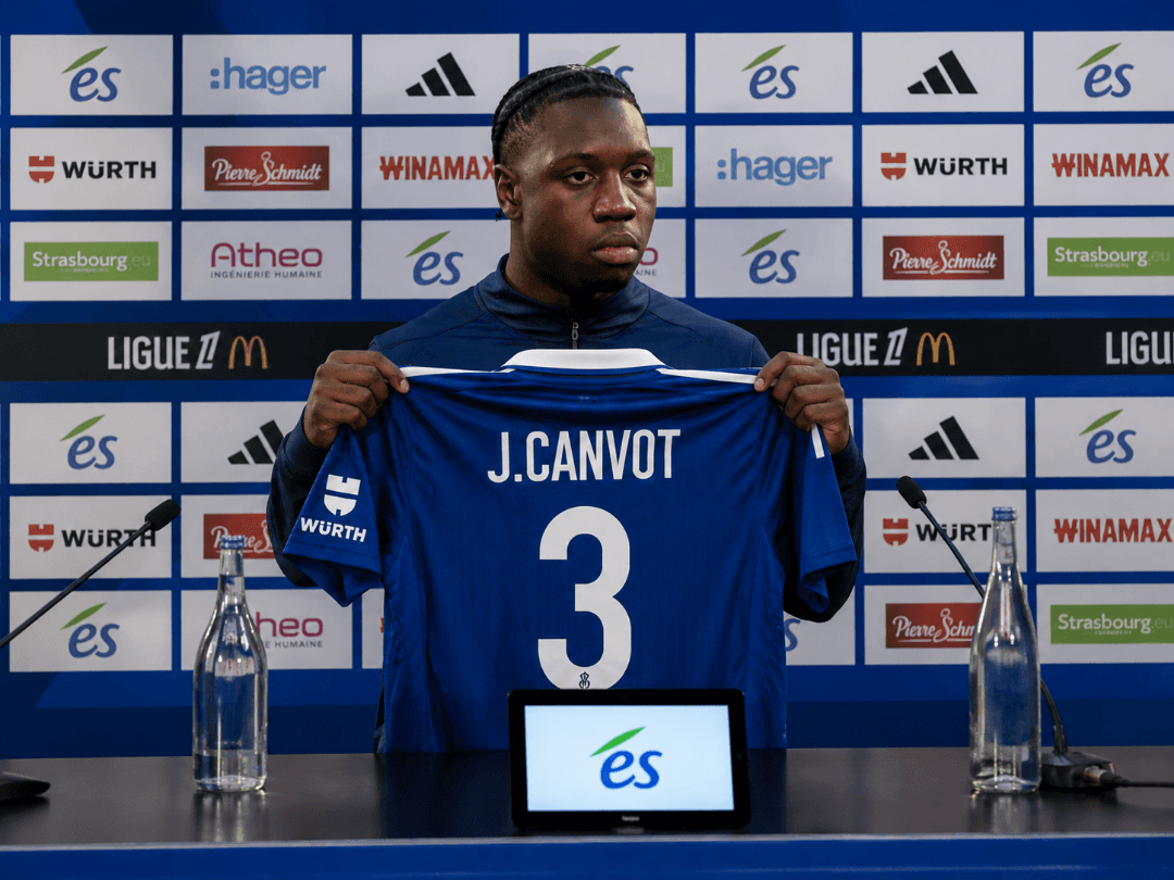 Jaydee Canvot para o strasburg HERE WE GO! O zagueiro de apenas 21 anos do Cristal Palace está entrando para o projeto de Frank Leboeuf,p…