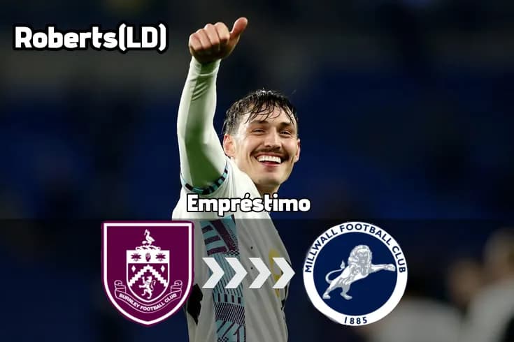 Roberts to Millwall HERE WE GO! O lateral direito do Burnley vai para o millwall por empréstimo por 1 ano,com cláusula de compra✅✅✅